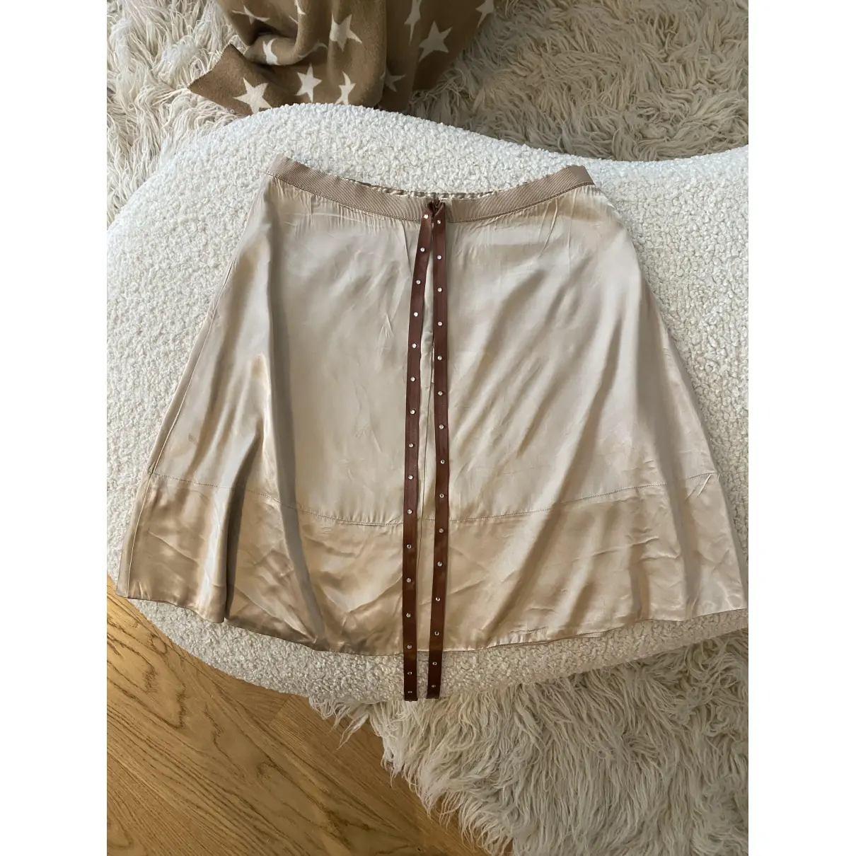 Buy See by Chloé Silk mid-length skirt online