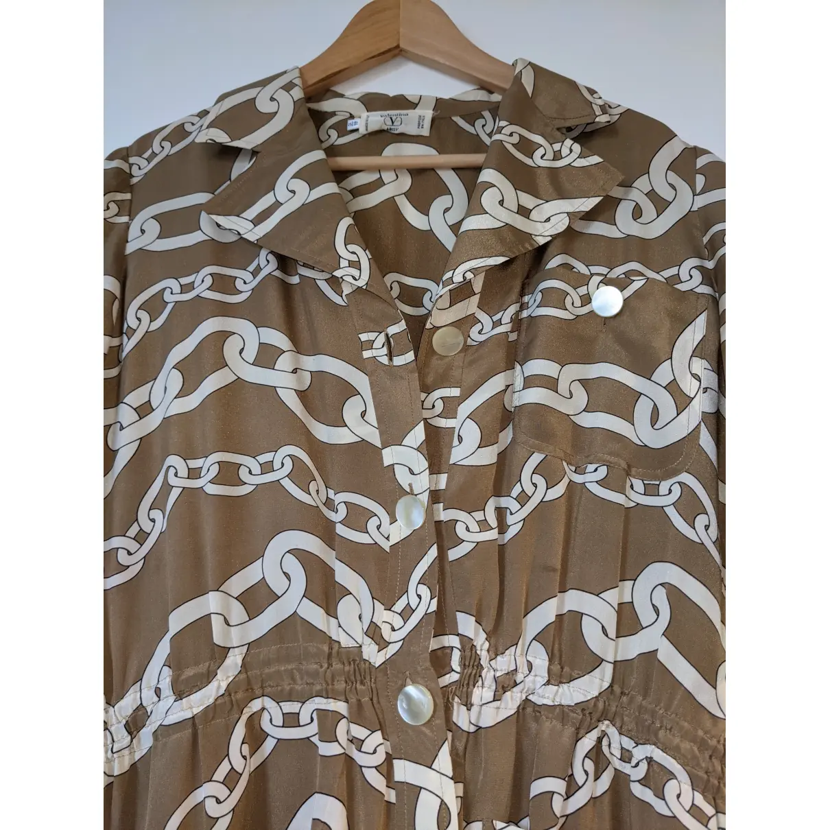 Buy Valentino Garavani Silk mid-length dress online - Vintage