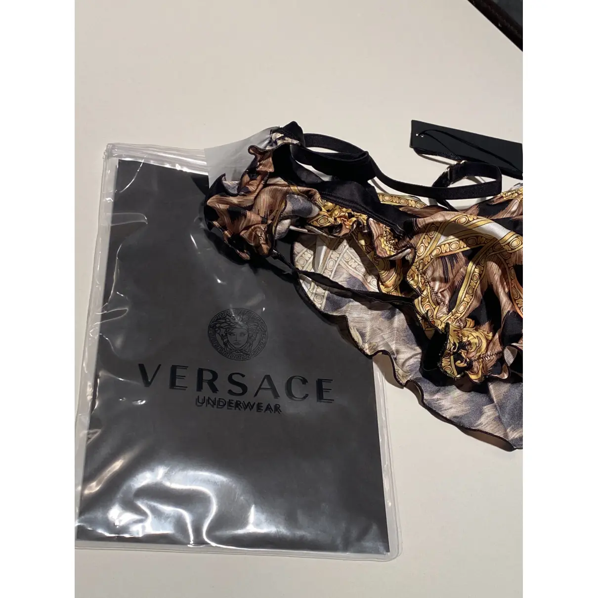 Silk lingerie set Versace