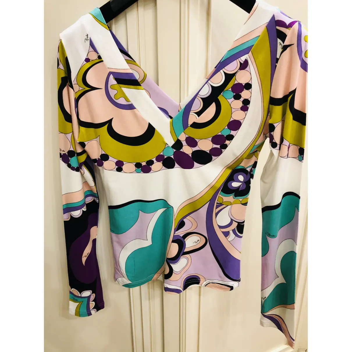 Buy Emilio Pucci Beige Synthetic Top online