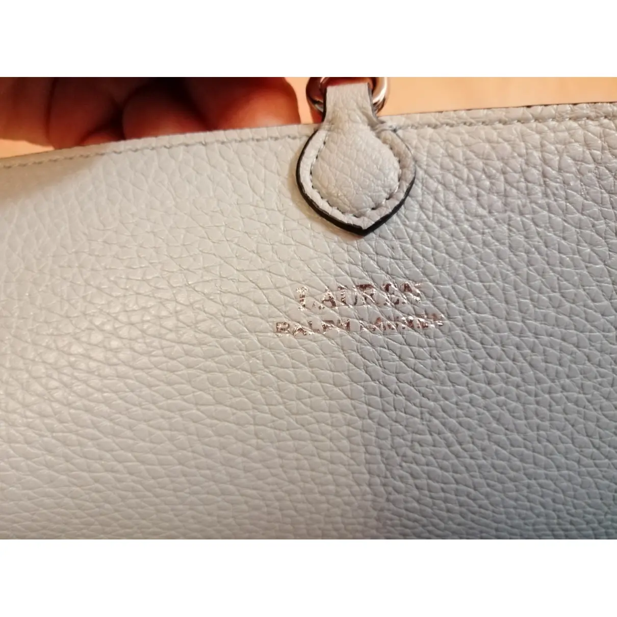 Vegan leather handbag Ralph Lauren