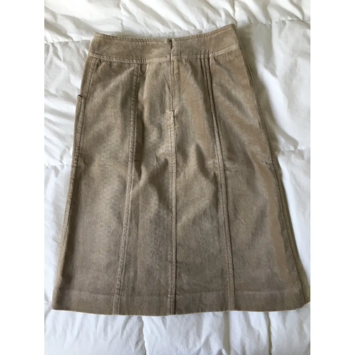 Buy Claudie Pierlot Velvet mid-length skirt online