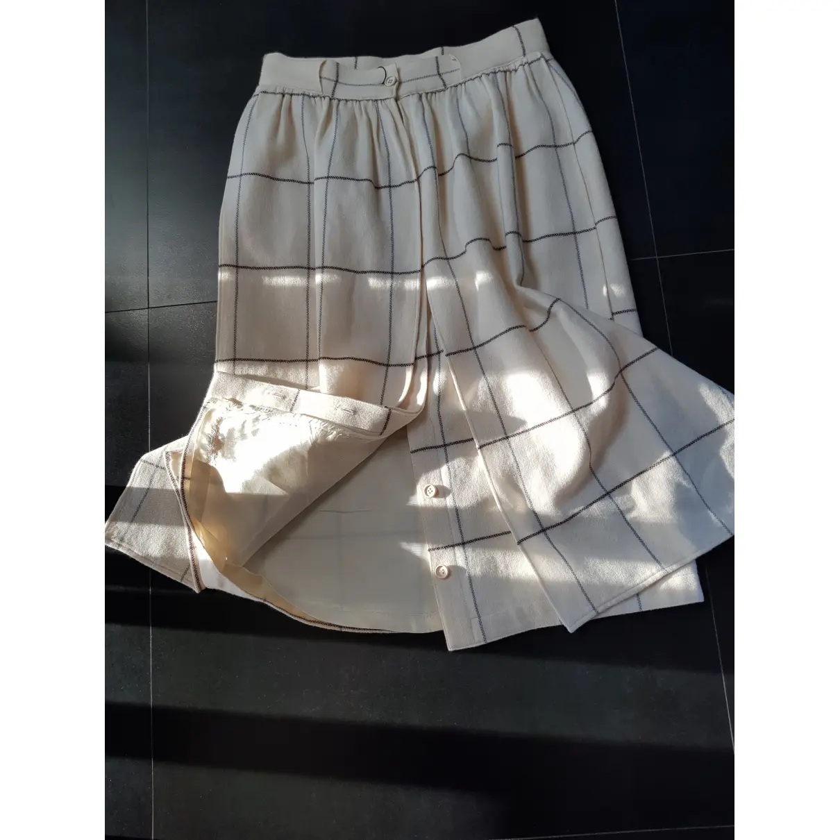 Wool mid-length skirt Basile
