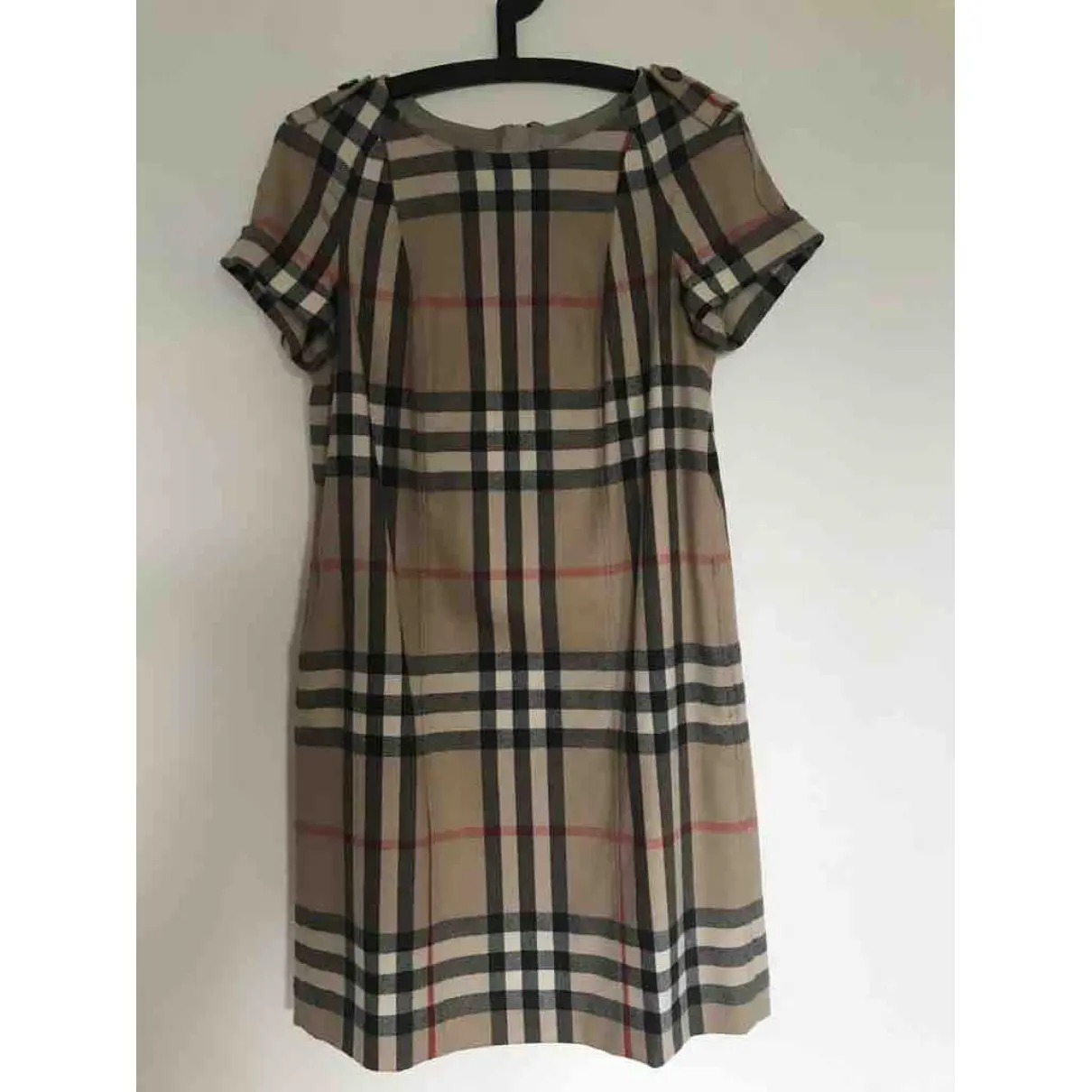 Buy Burberry Wool mid-length dress online