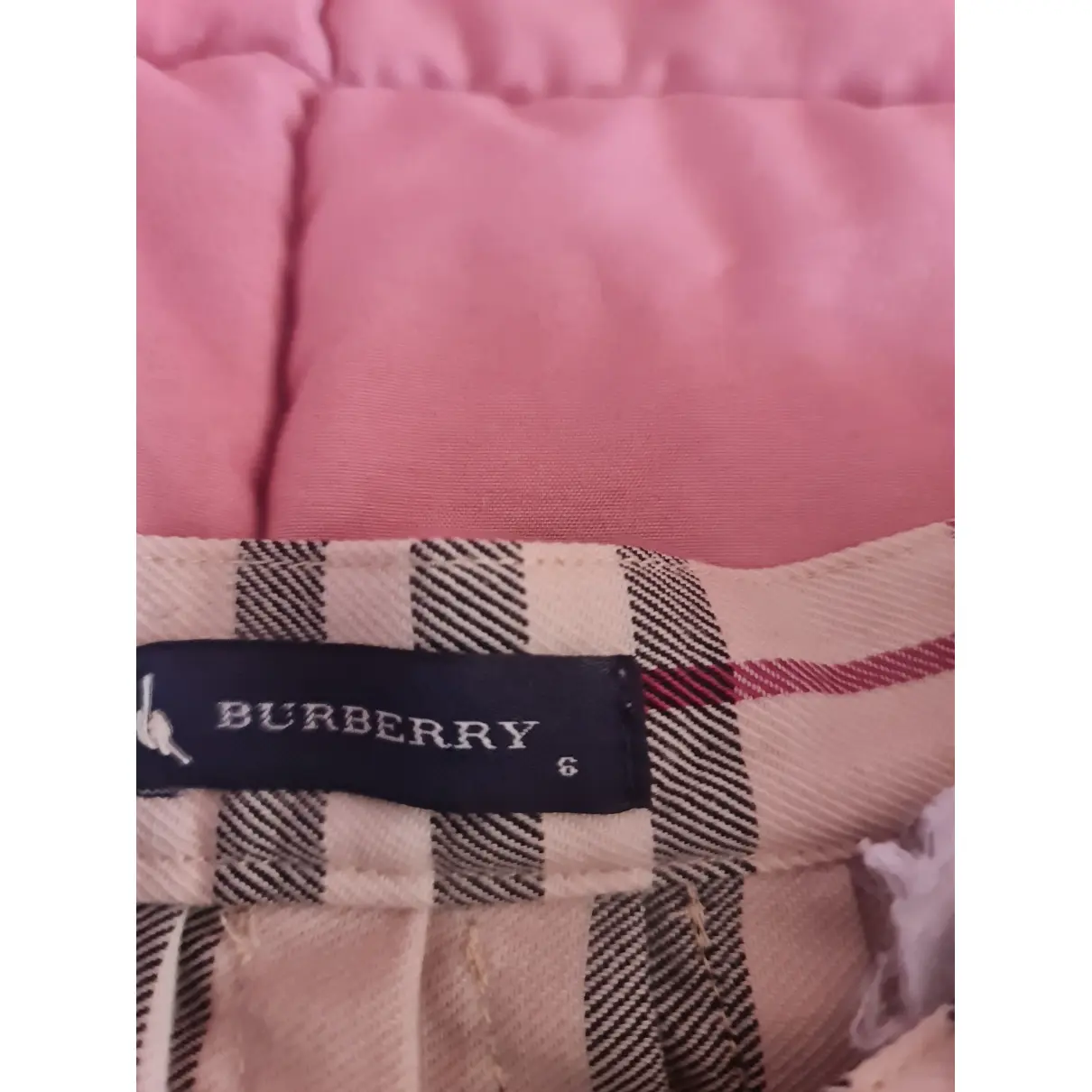 Buy Burberry Wool mini skirt online