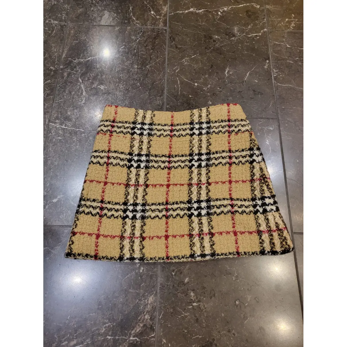 Buy Burberry Wool mini skirt online