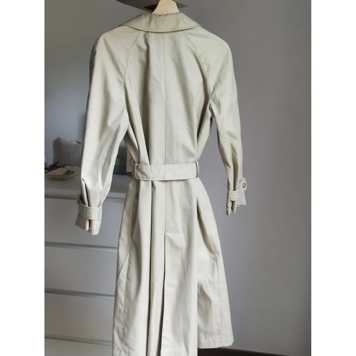 Wool trench coat Burberry - Vintage