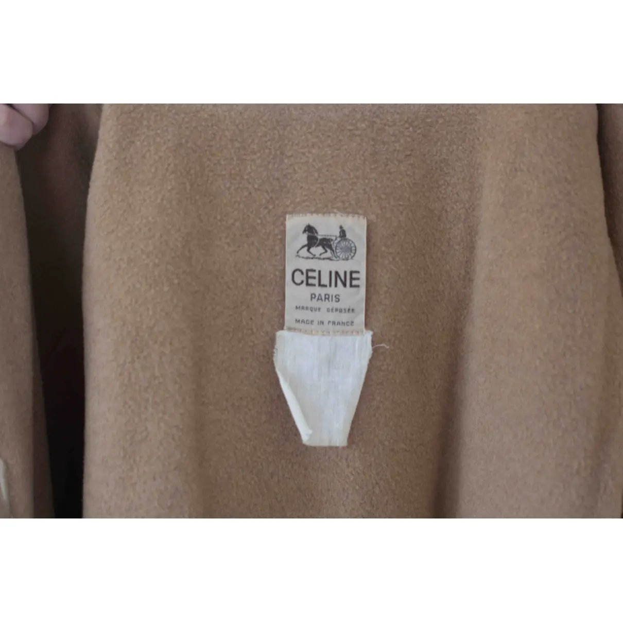 Wool trench coat Celine - Vintage