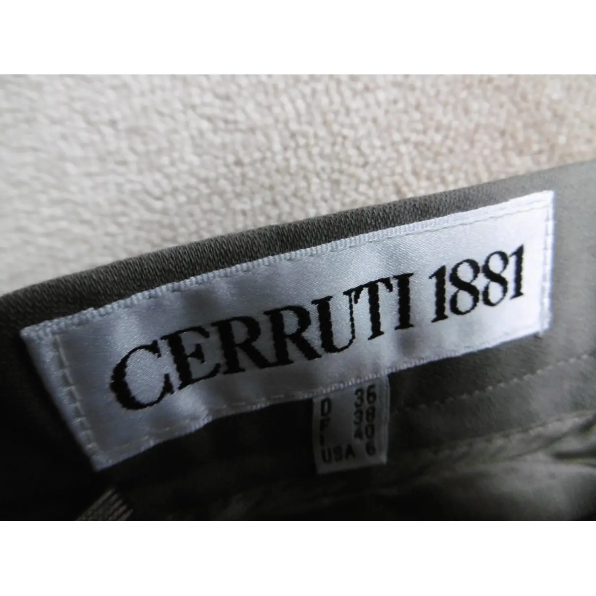 Buy Cerruti Wool mid-length skirt online