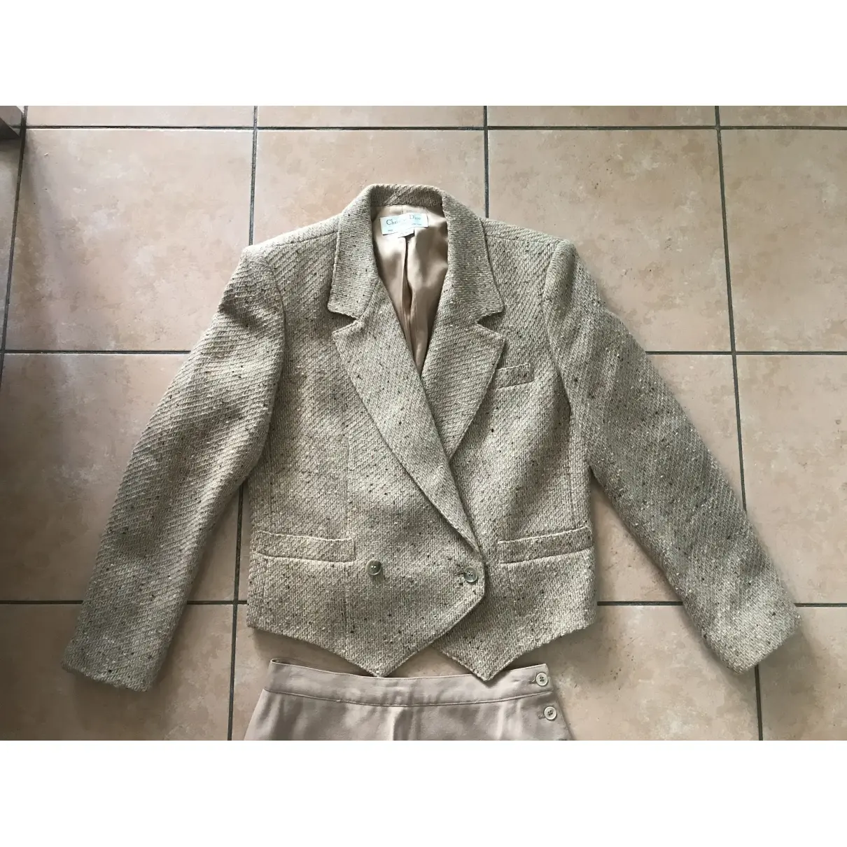 Wool suit jacket Dior - Vintage