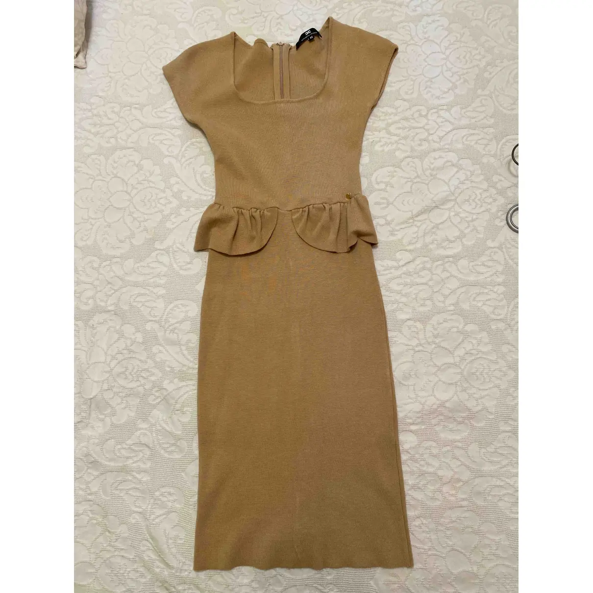 Buy Elisabetta Franchi Wool mid-length dress online