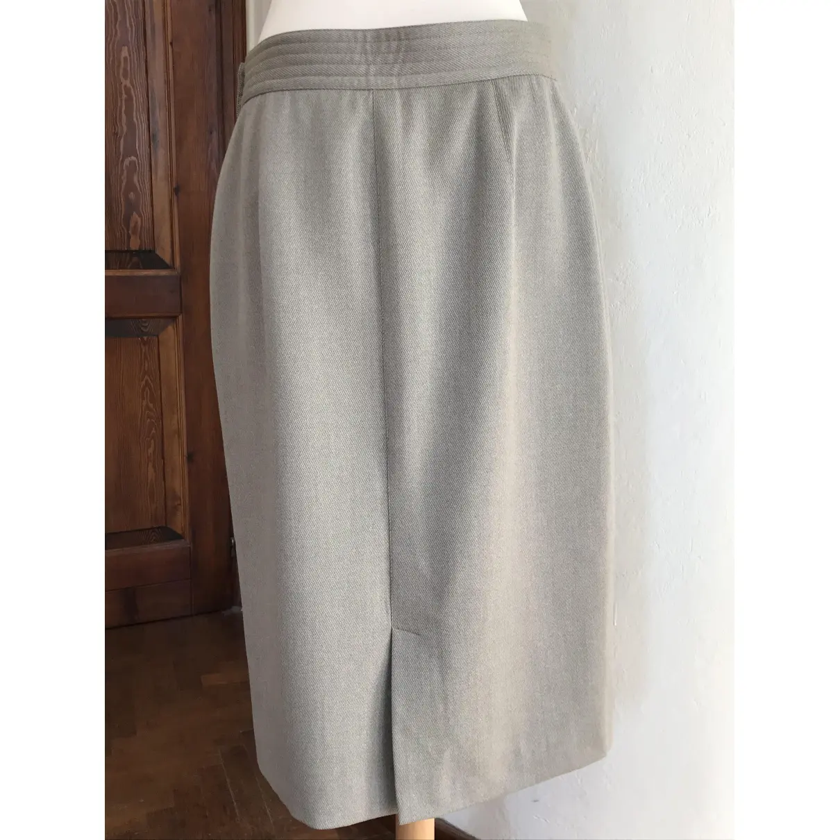 Buy Genny Wool mid-length skirt online