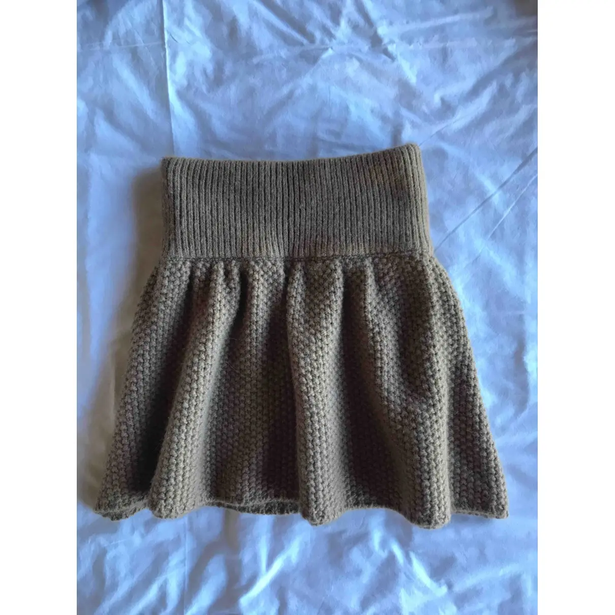 Leetha Wool mini skirt for sale