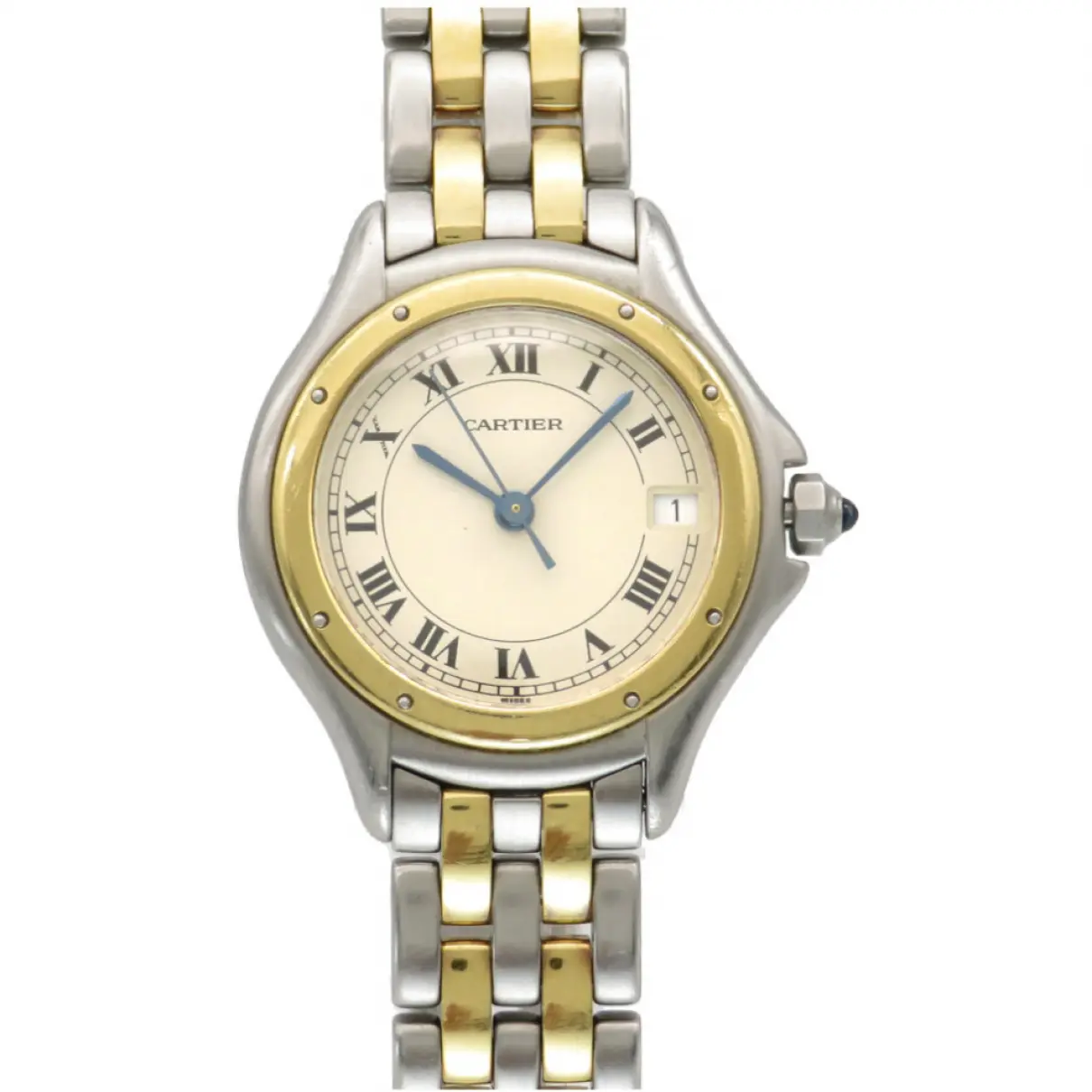 Yellow gold watch Cartier
