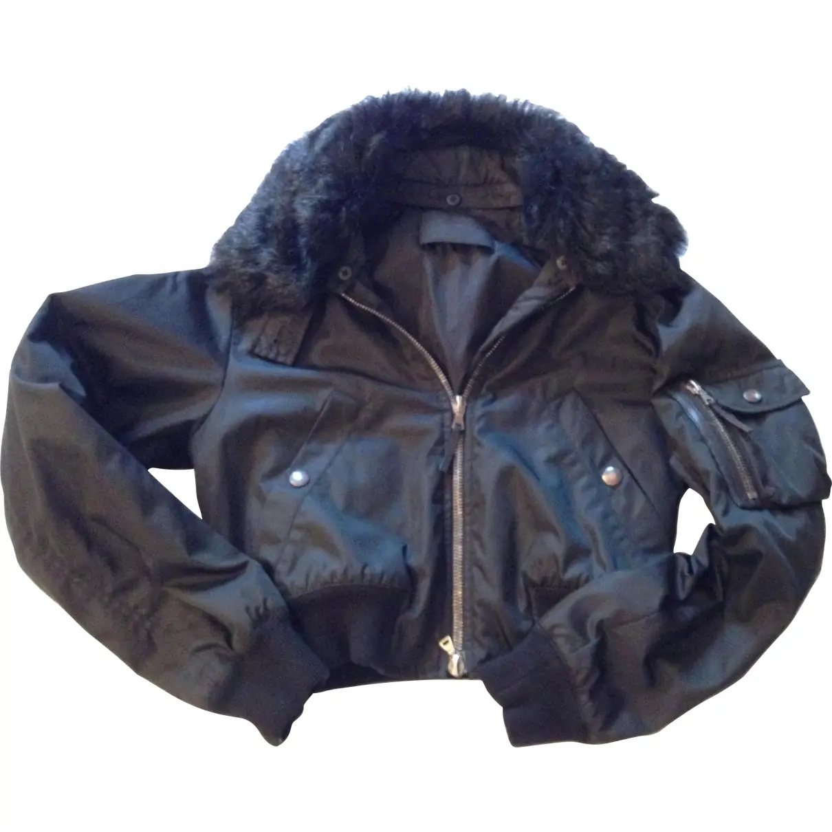 Black Biker jacket Prada
