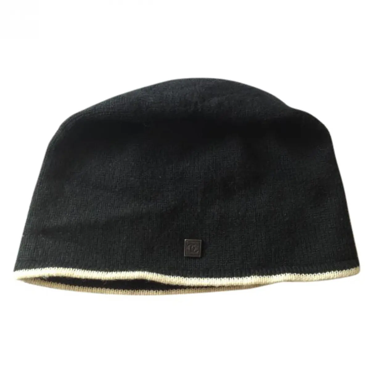 Black Cashmere Hat Chanel