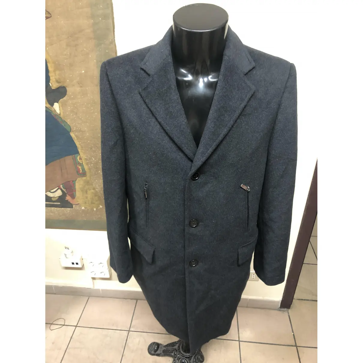 Cashmere coat Yves Saint Laurent - Vintage