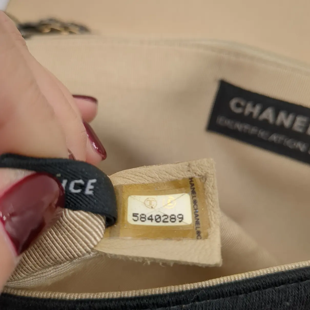 2.55 cloth crossbody bag Chanel