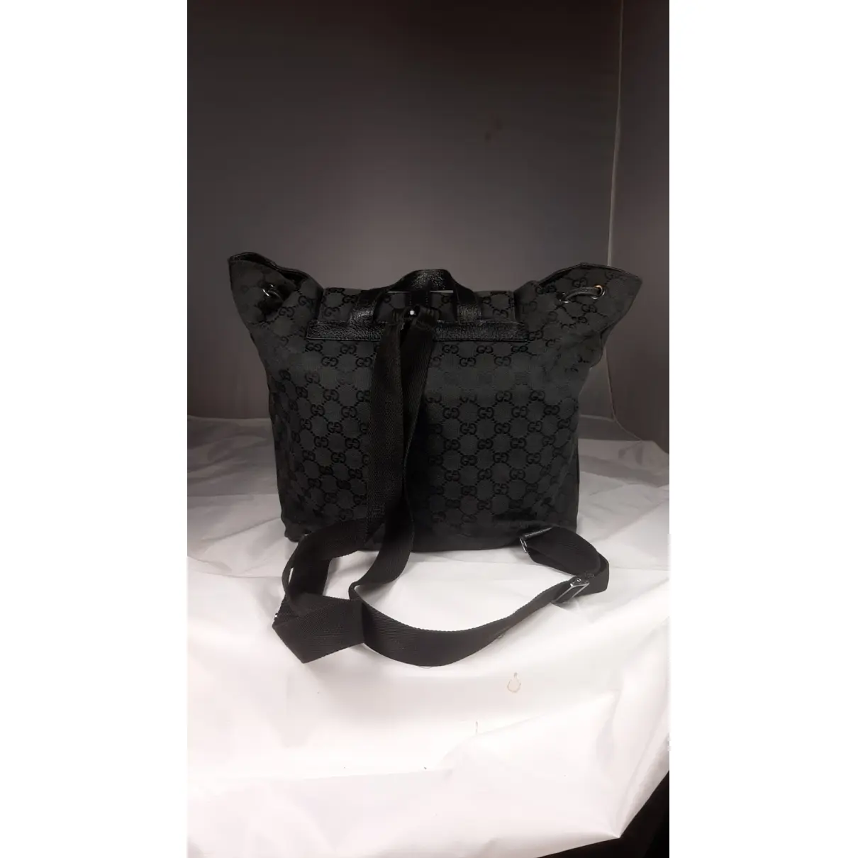 Buy Gucci Bamboo cloth backpack online