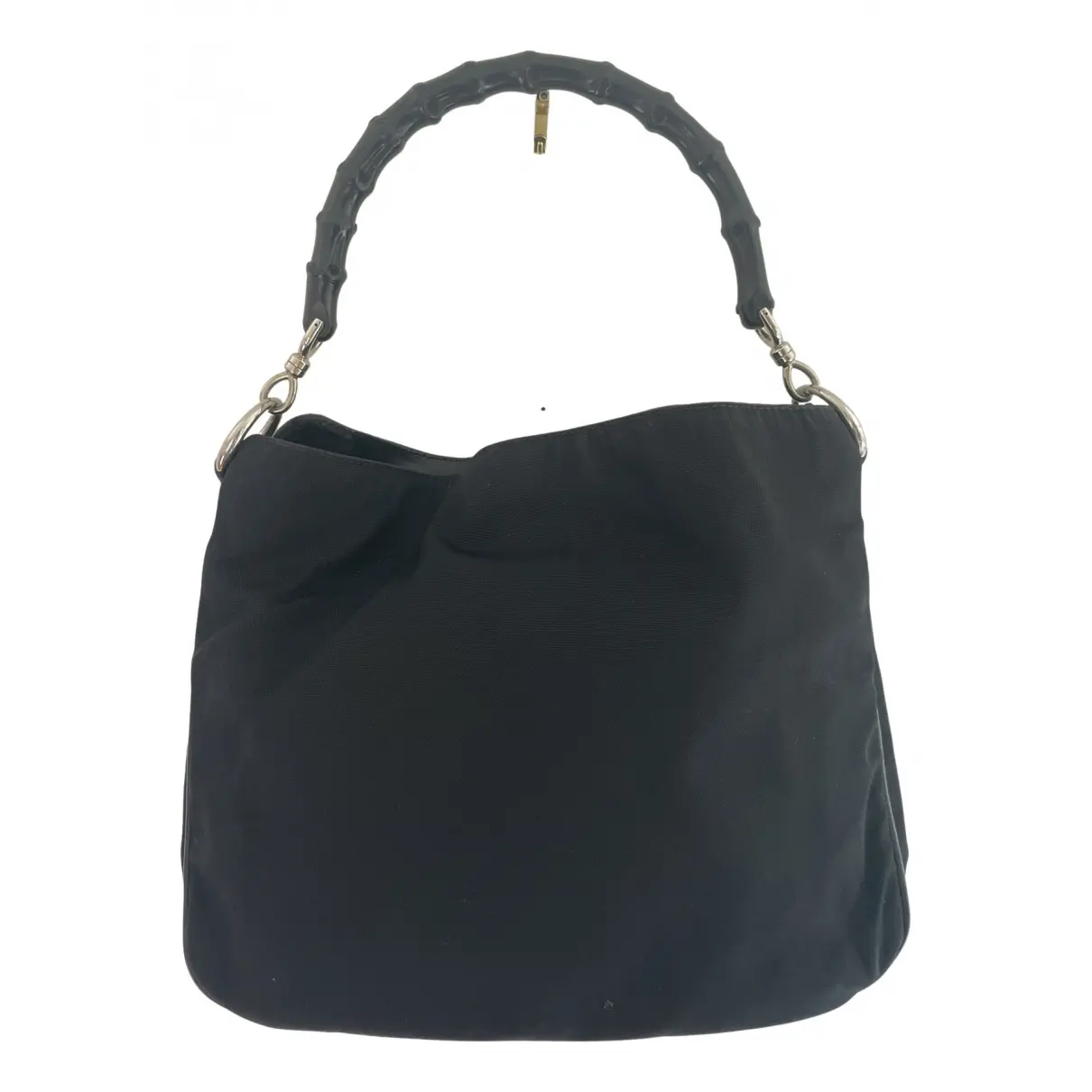 Bamboo Top Handle cloth handbag Gucci - Vintage