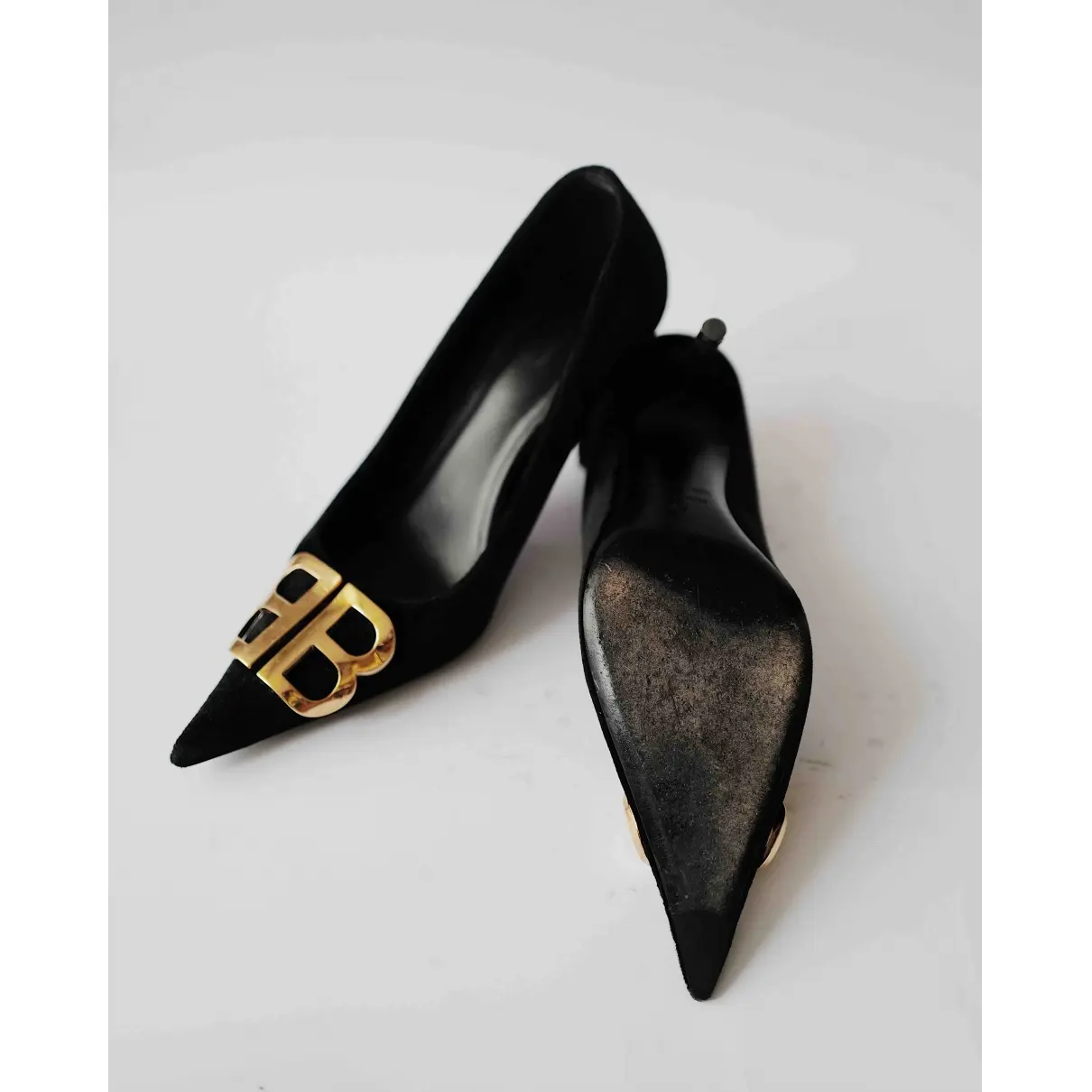 Buy Balenciaga BB cloth heels online