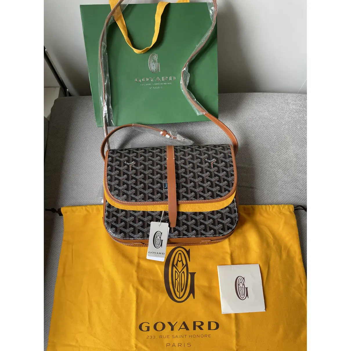Belvedère  cloth handbag Goyard