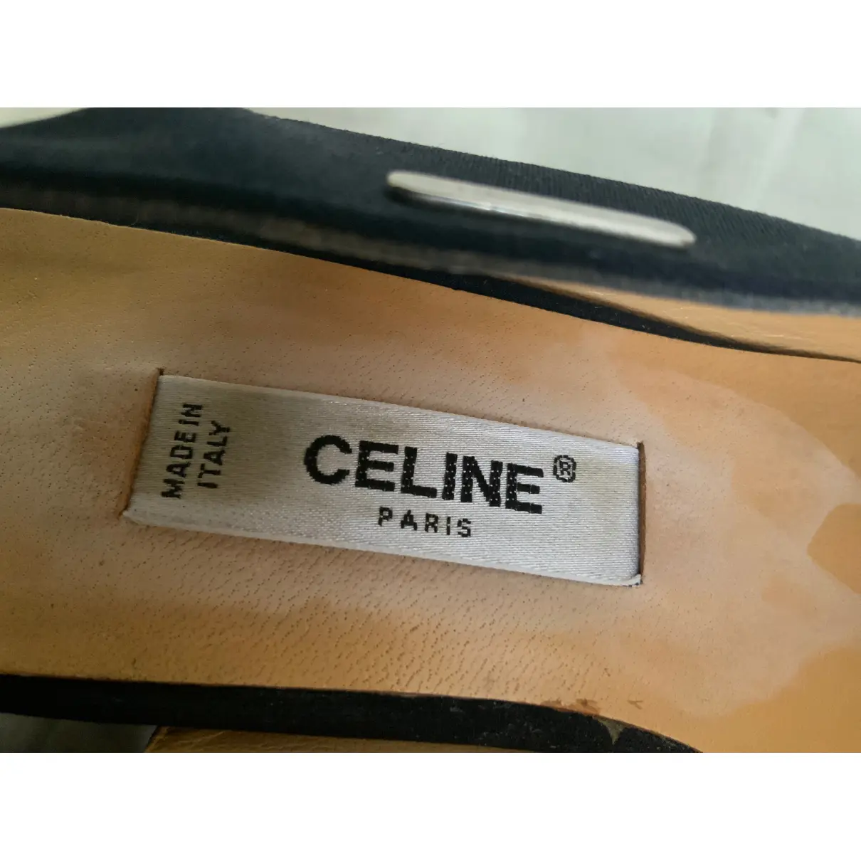 Cloth sandals Celine - Vintage