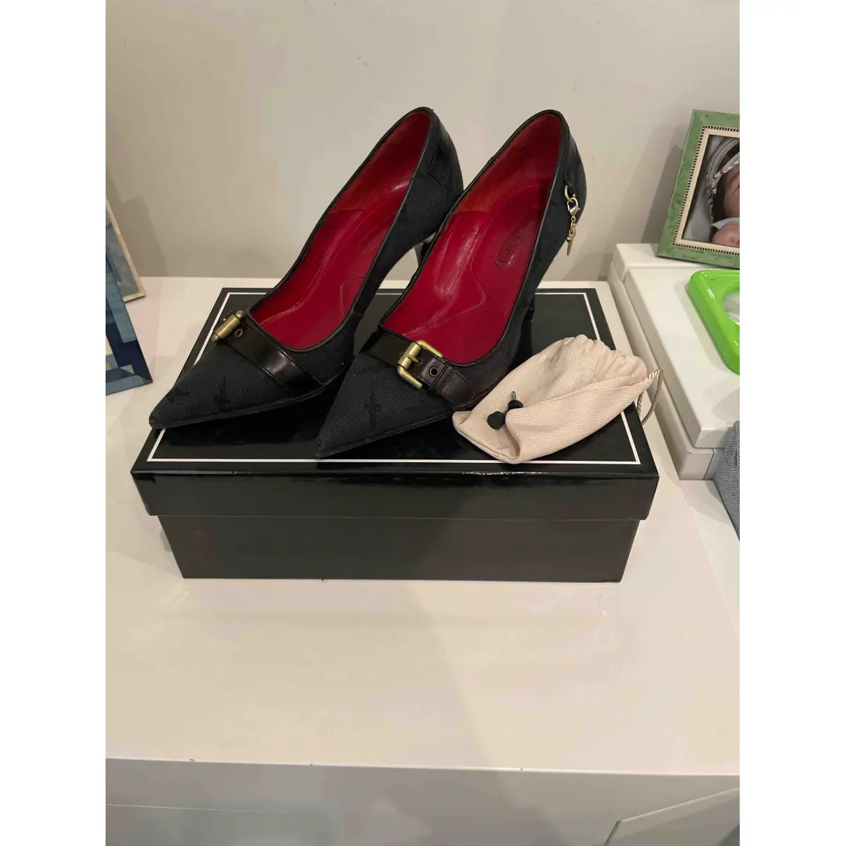 Cloth heels Cesare Paciotti