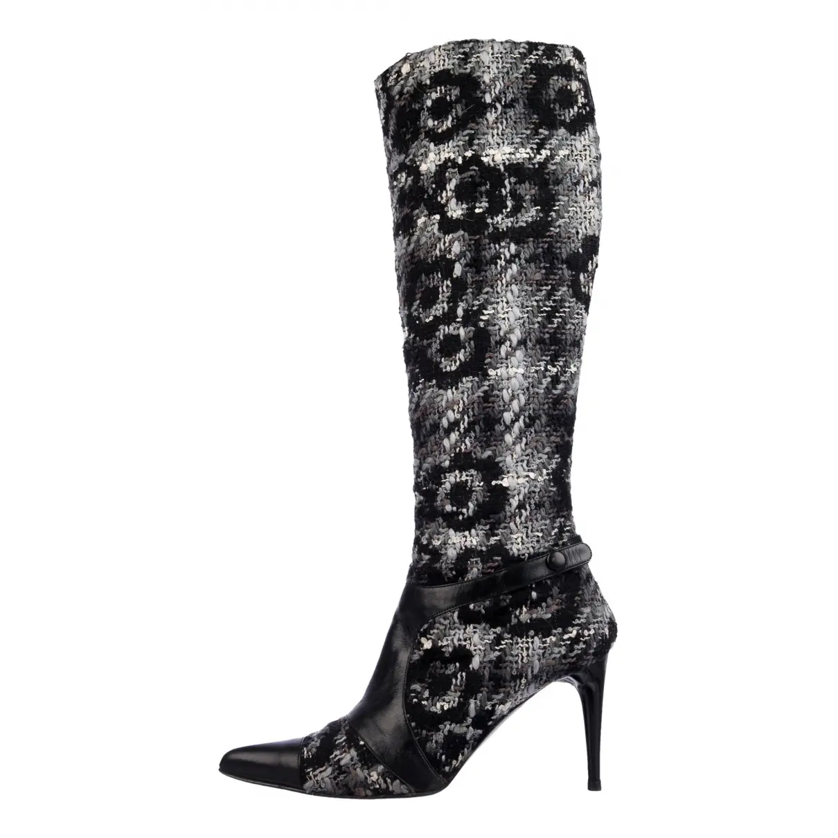 Cloth boots Chanel
