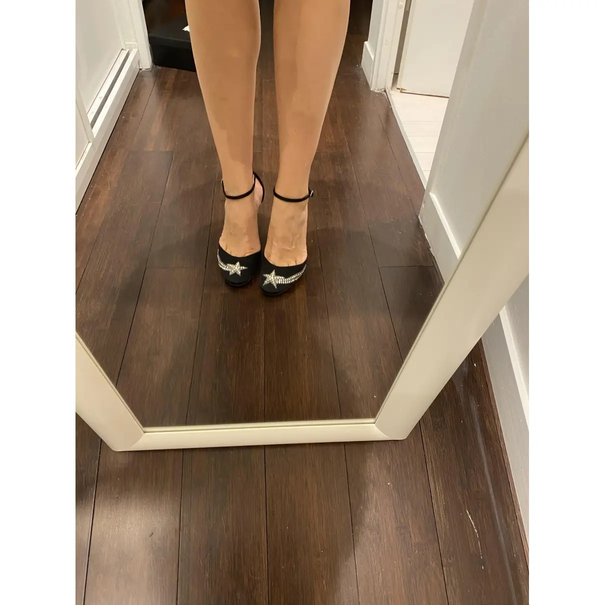Cloth heels Chanel