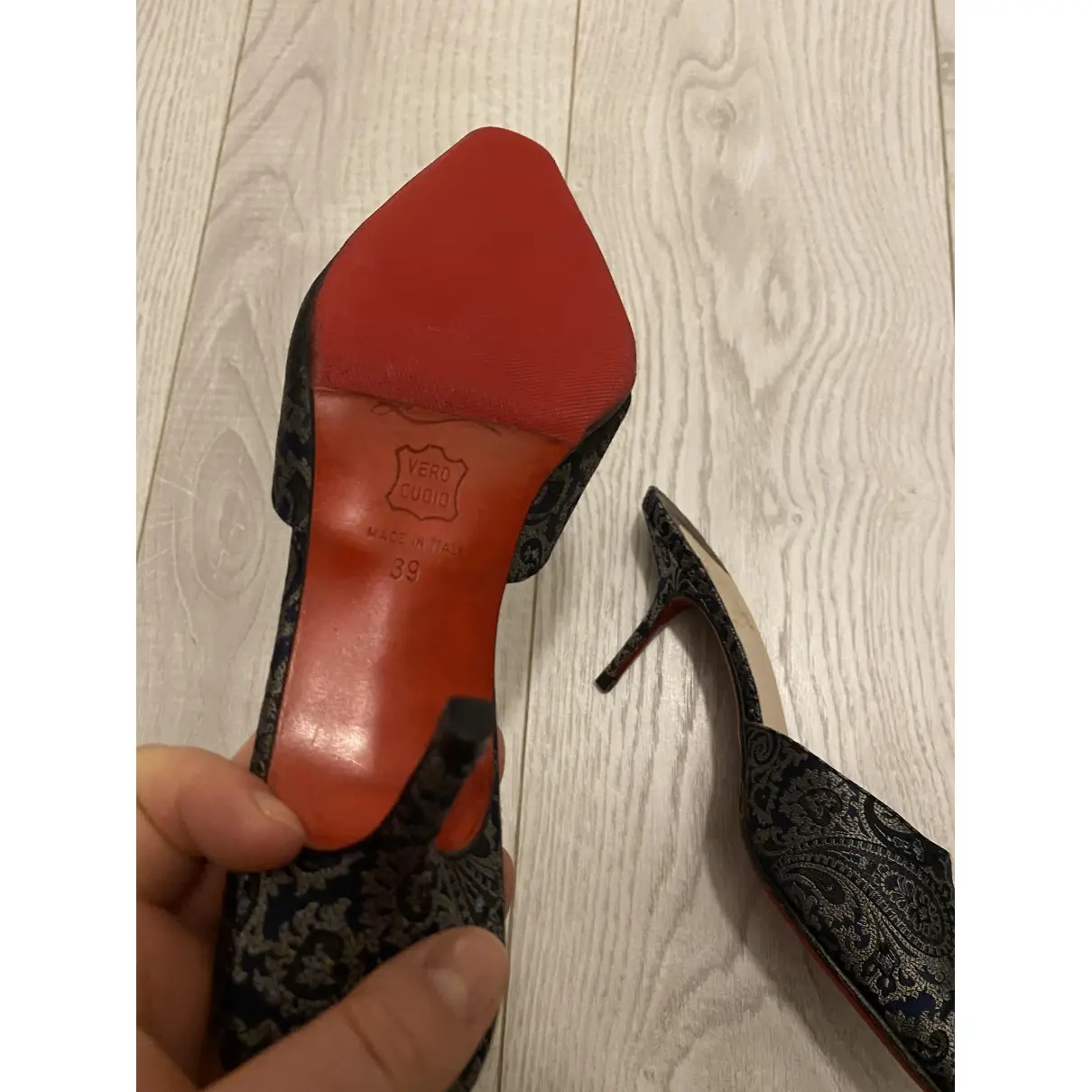 Buy Christian Louboutin Cloth mules & clogs online