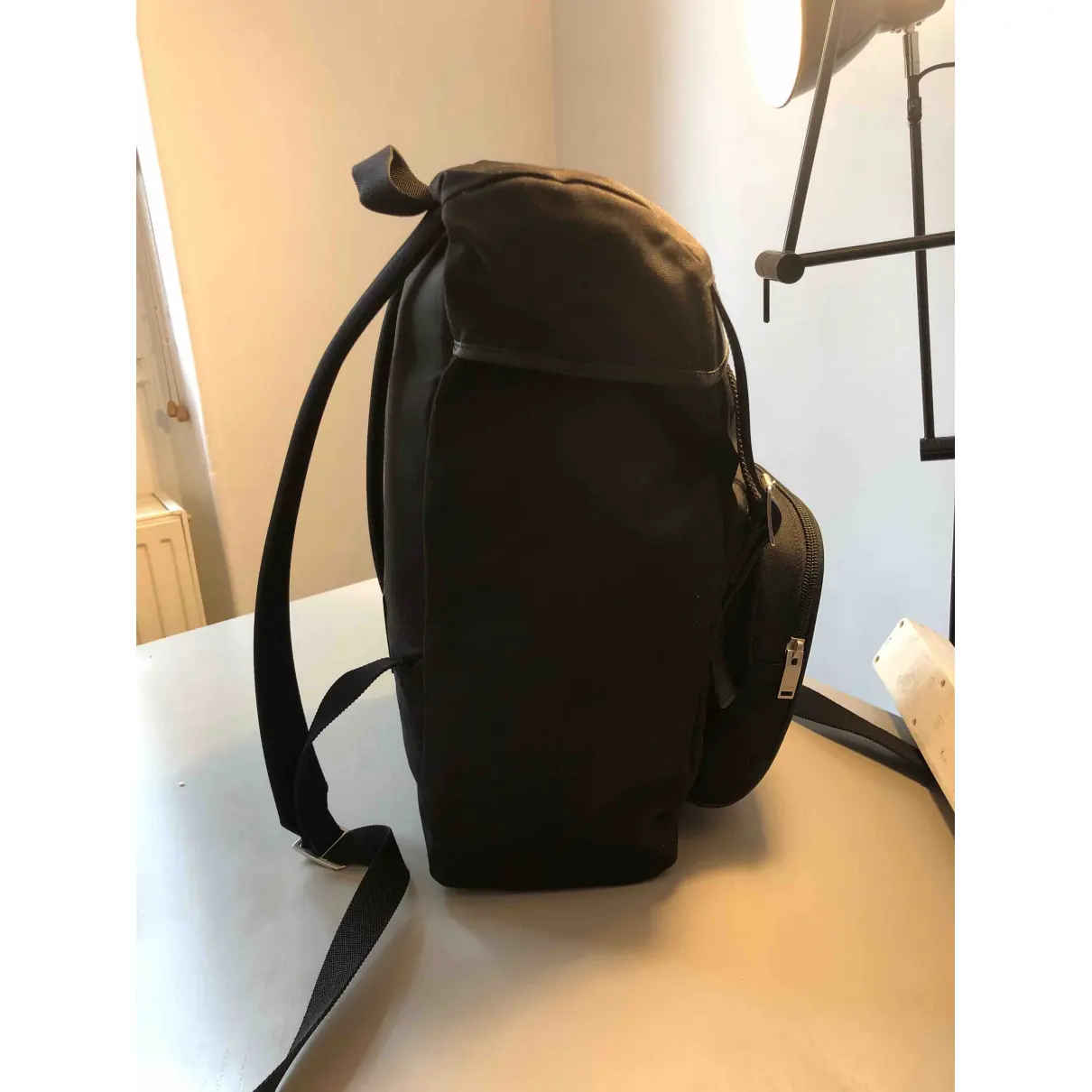 Buy Saint Laurent City Backpack cloth satchel online