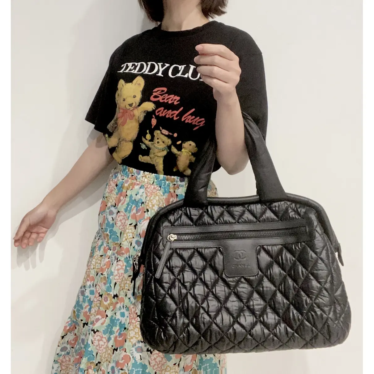 Cocoon cloth handbag Chanel - Vintage