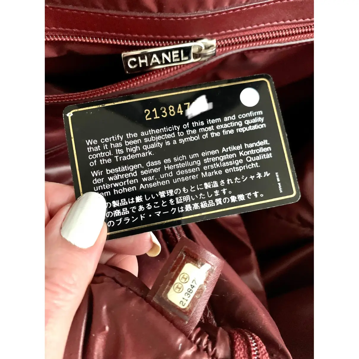 Cocoon cloth 48h bag Chanel