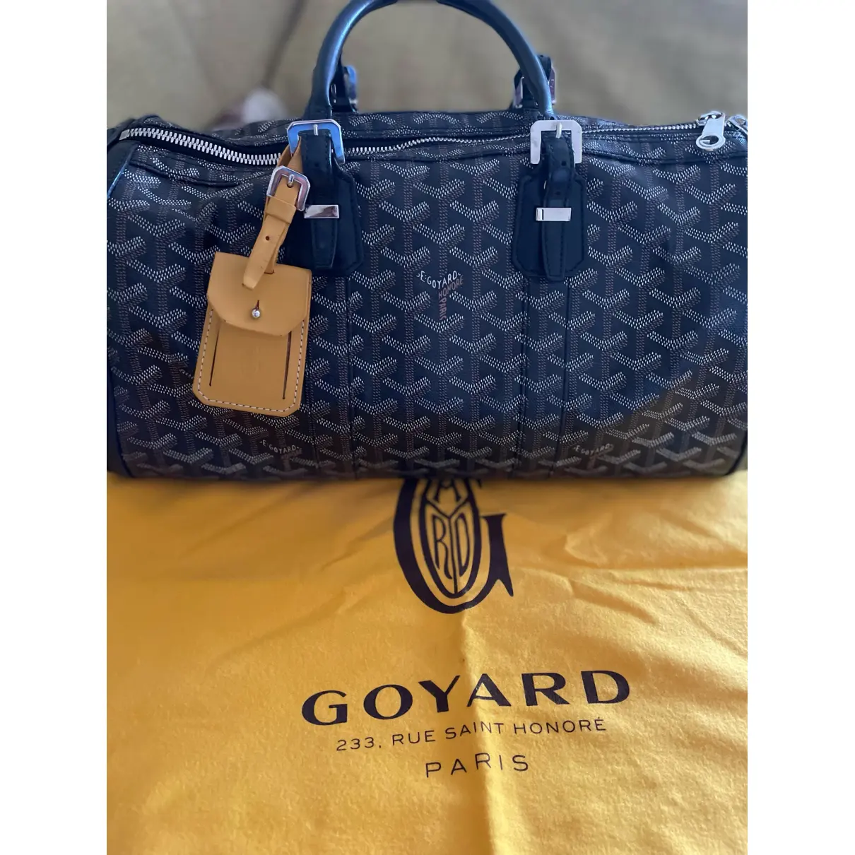 Croisière cloth handbag Goyard
