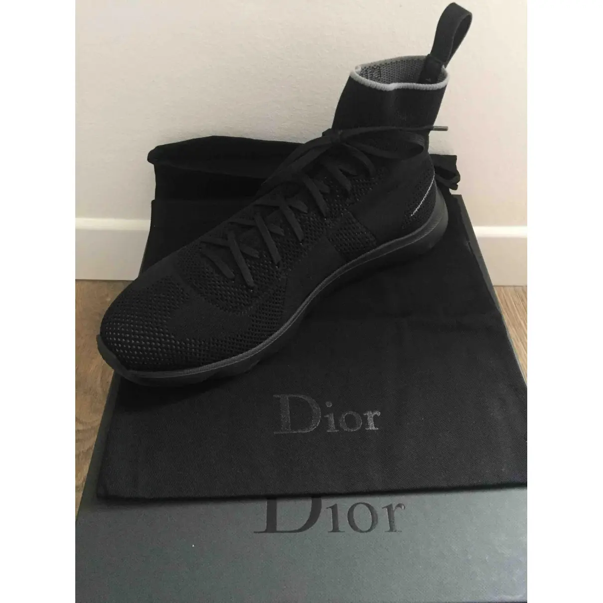 Buy Dior Homme Cloth high trainers online