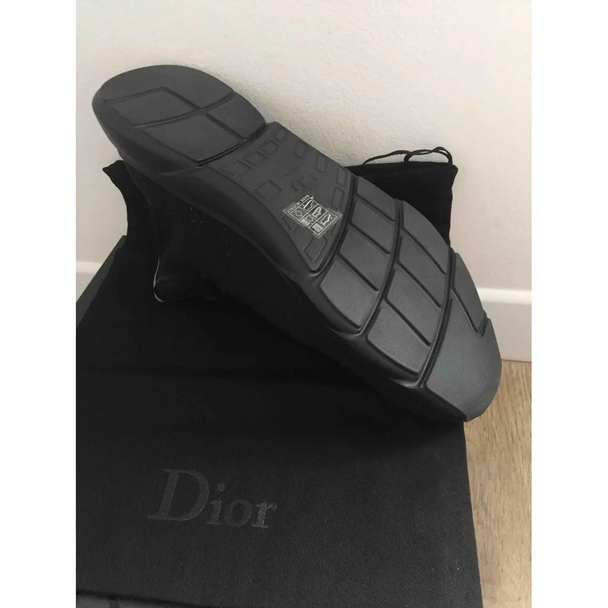 Cloth high trainers Dior Homme
