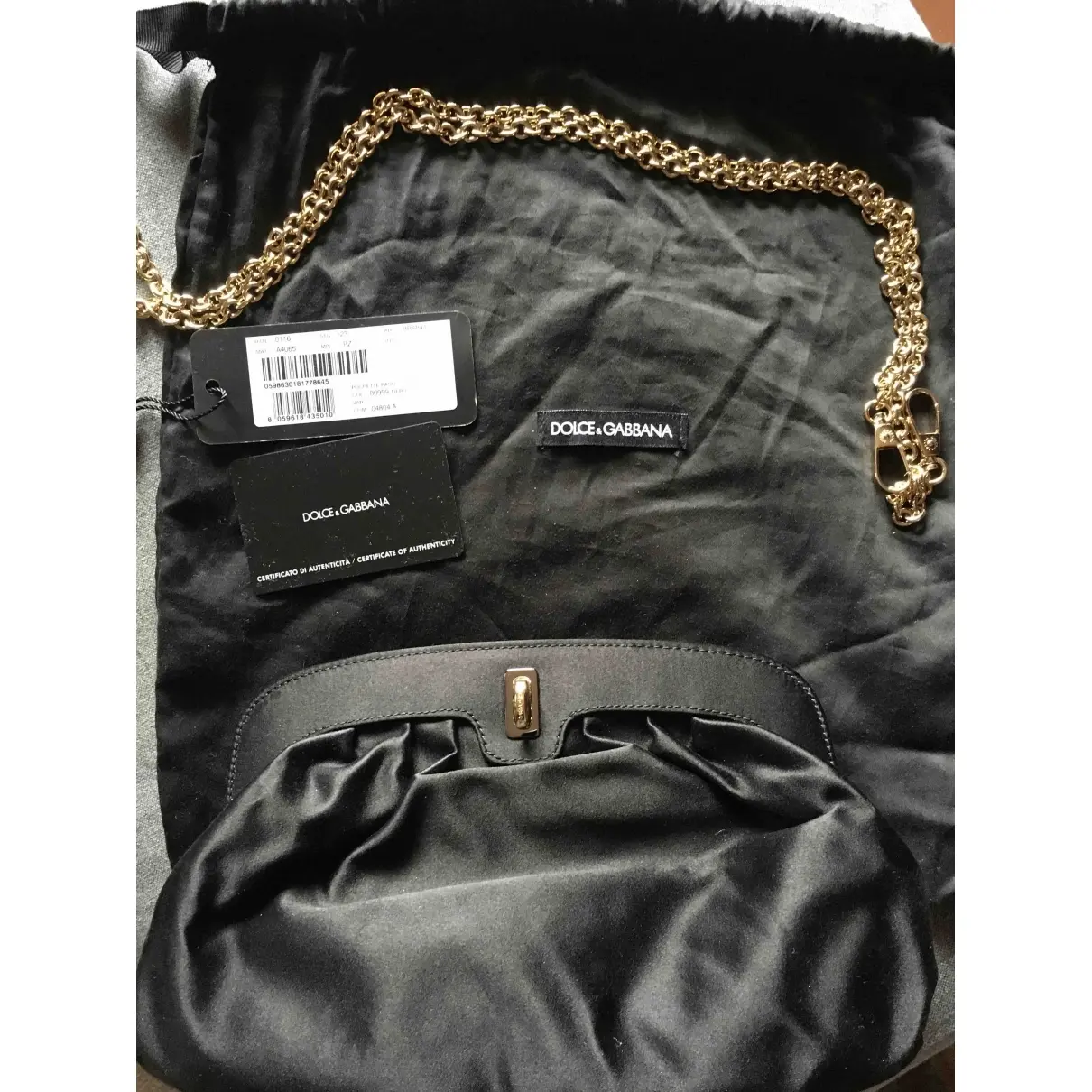 Cloth clutch bag Dolce & Gabbana