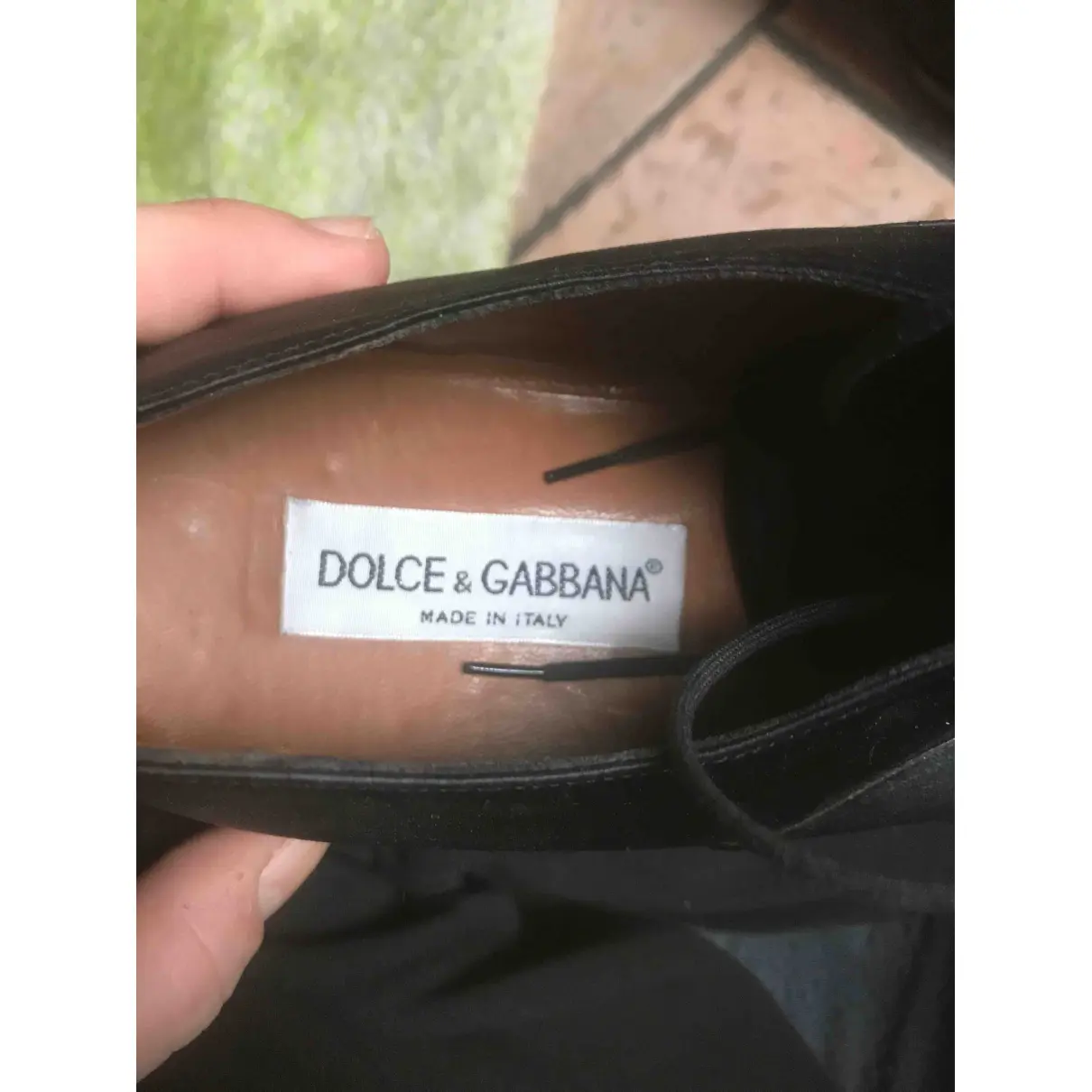 Cloth lace ups Dolce & Gabbana