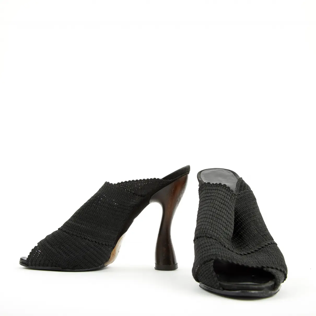 Donna Karan Cloth heels for sale