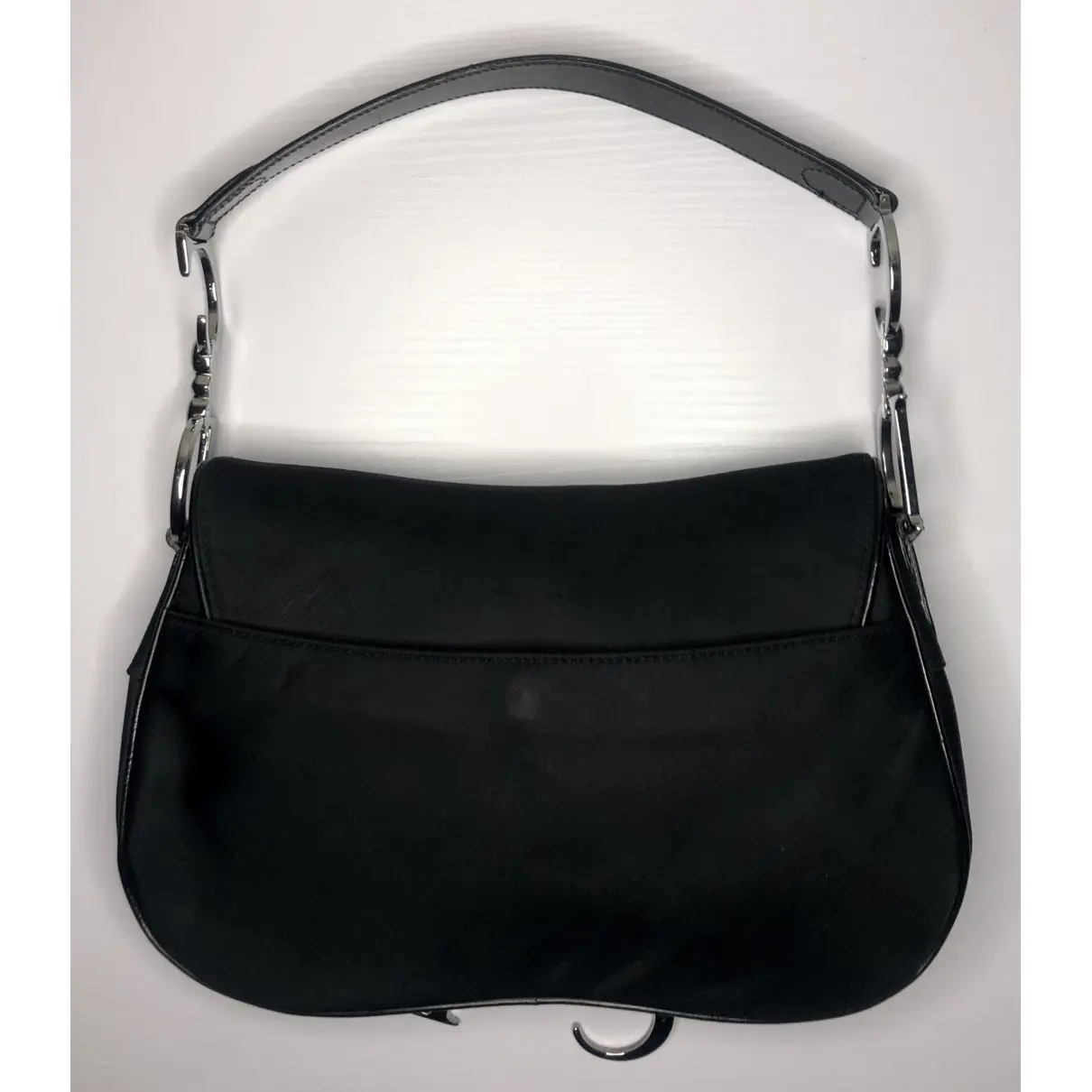 Double Saddle cloth handbag Dior - Vintage