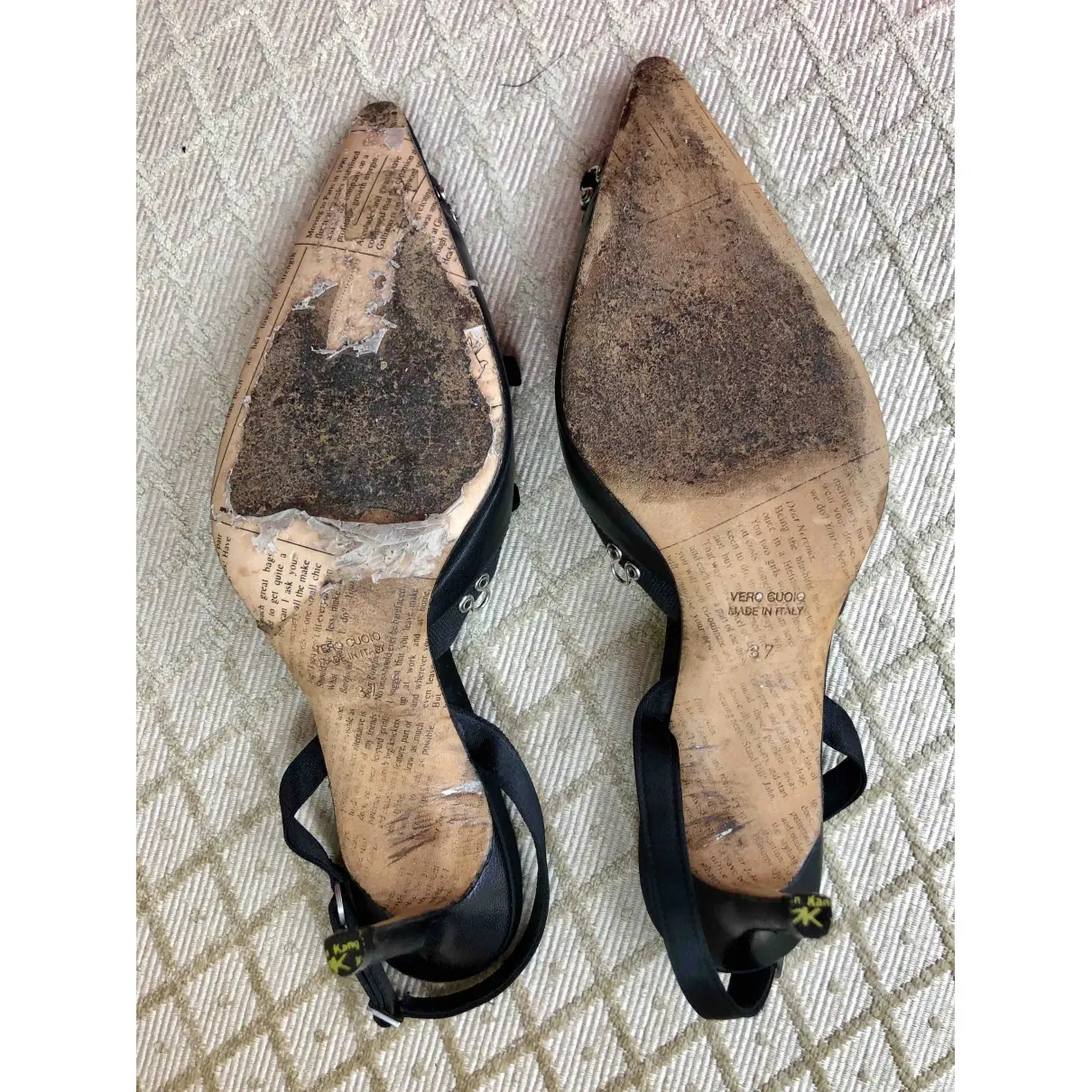 Cloth heels Galliano - Vintage