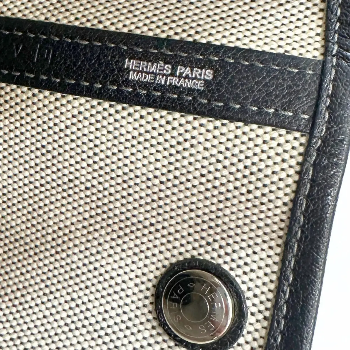 Garden Party cloth handbag Hermès