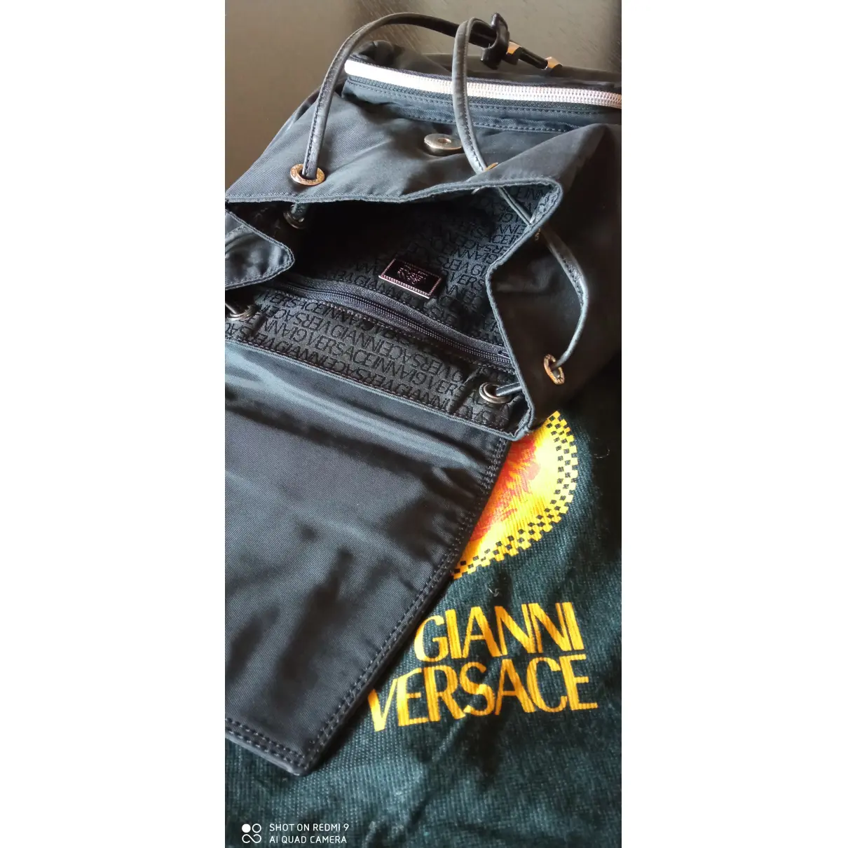 Cloth backpack Gianni Versace - Vintage