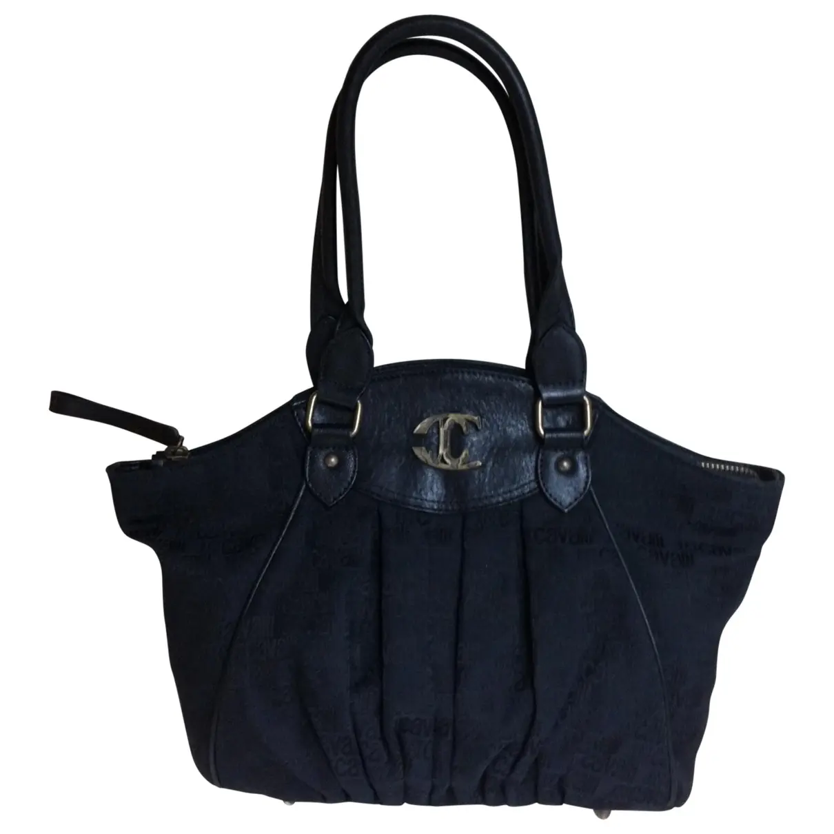 Black Cloth Handbag Just Cavalli