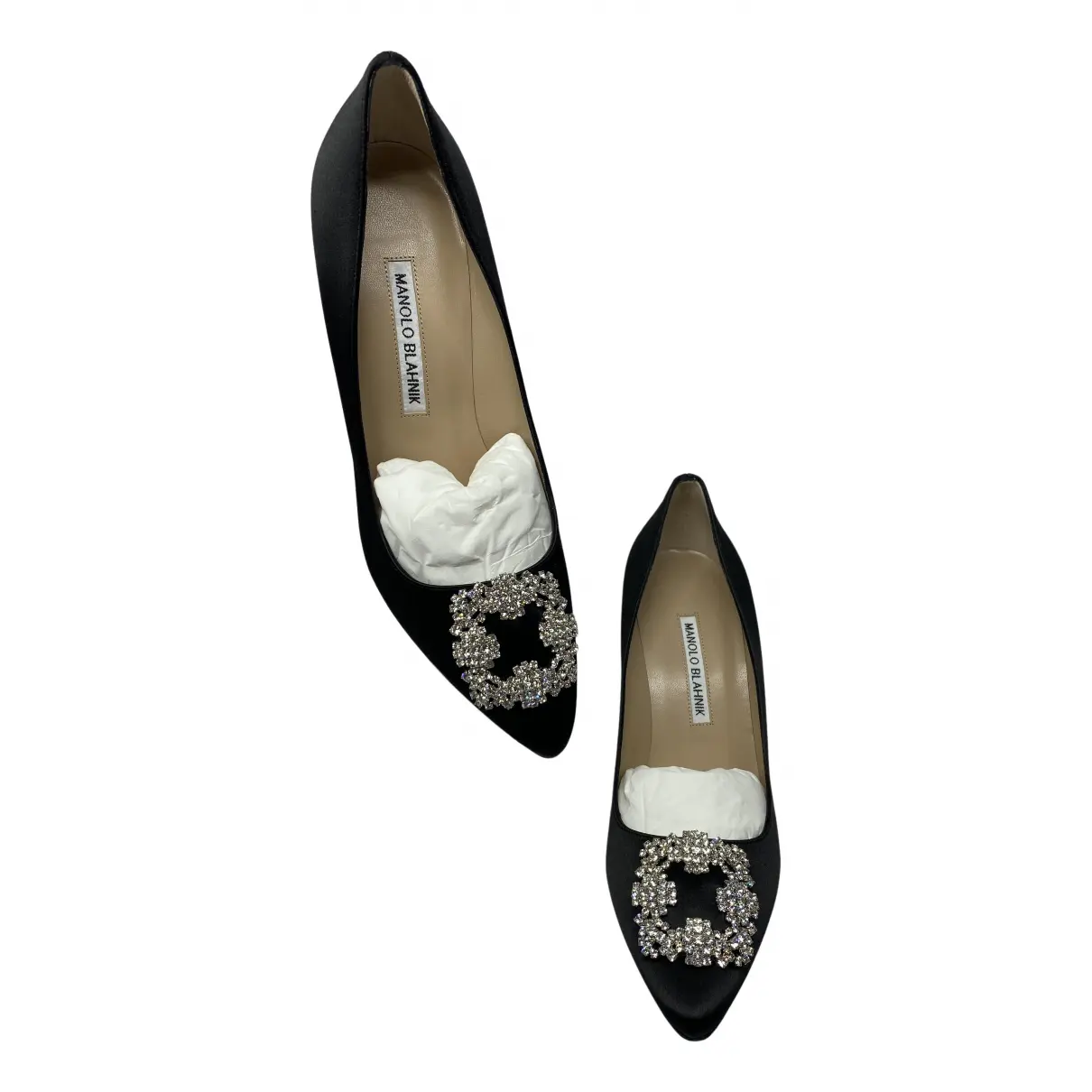 Buy Manolo Blahnik Hangisi cloth heels online