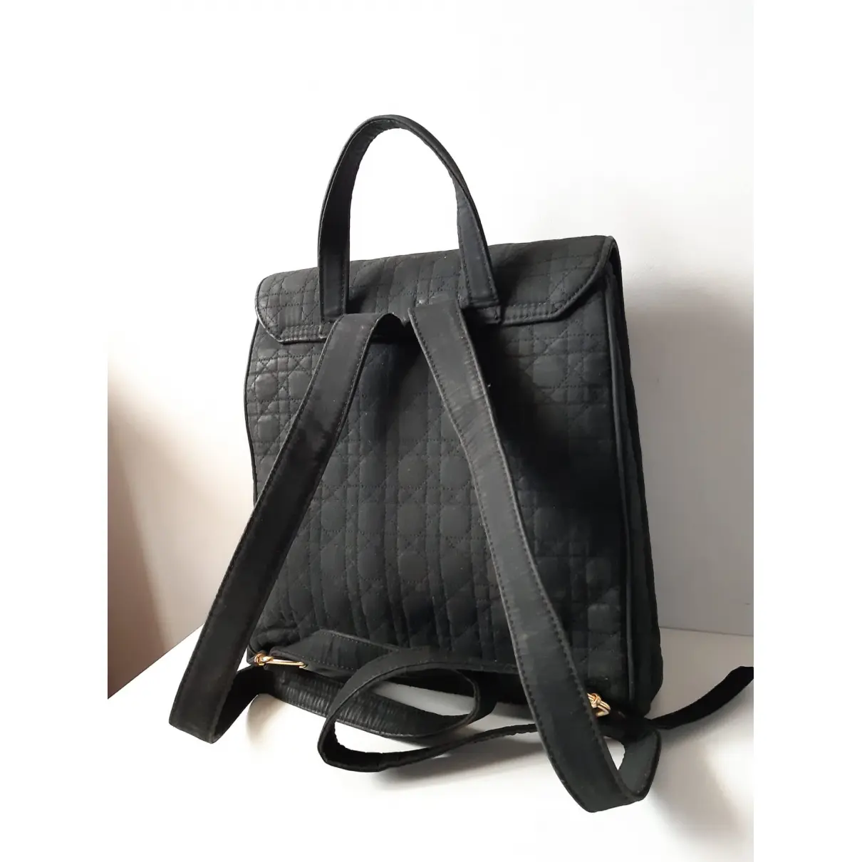 Buy Dior Lady Dior cloth backpack online - Vintage