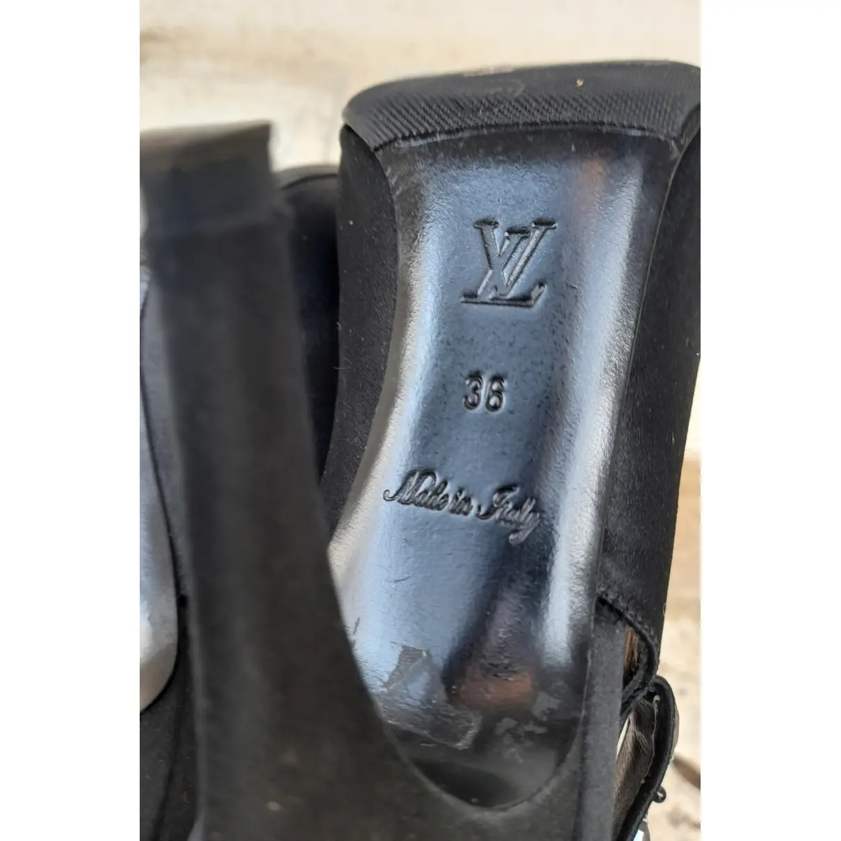 Cloth sandals Louis Vuitton