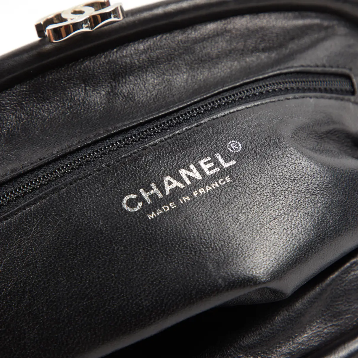 Mademoiselle cloth clutch bag Chanel