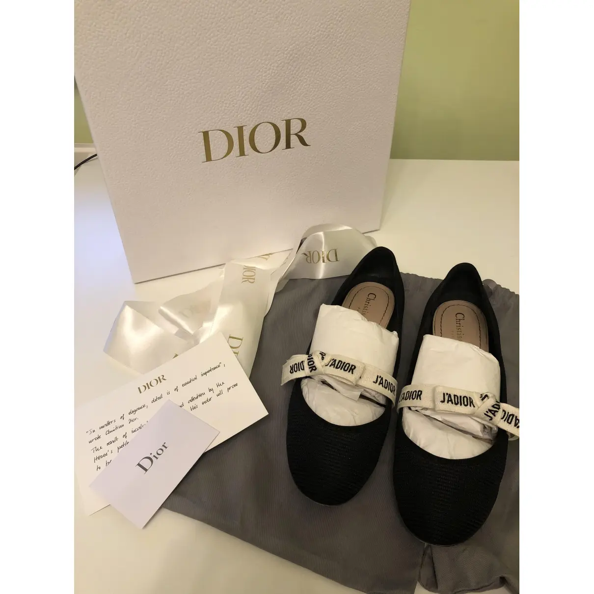 Buy Dior Miss J'adior cloth ballet flats online